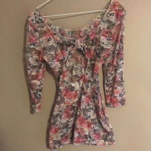 Deliah’s Floral Lace Shirt